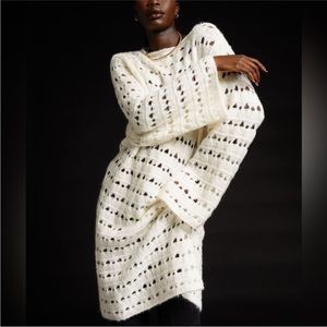 H&M Pointelle Knit Sweater Dress 🤍